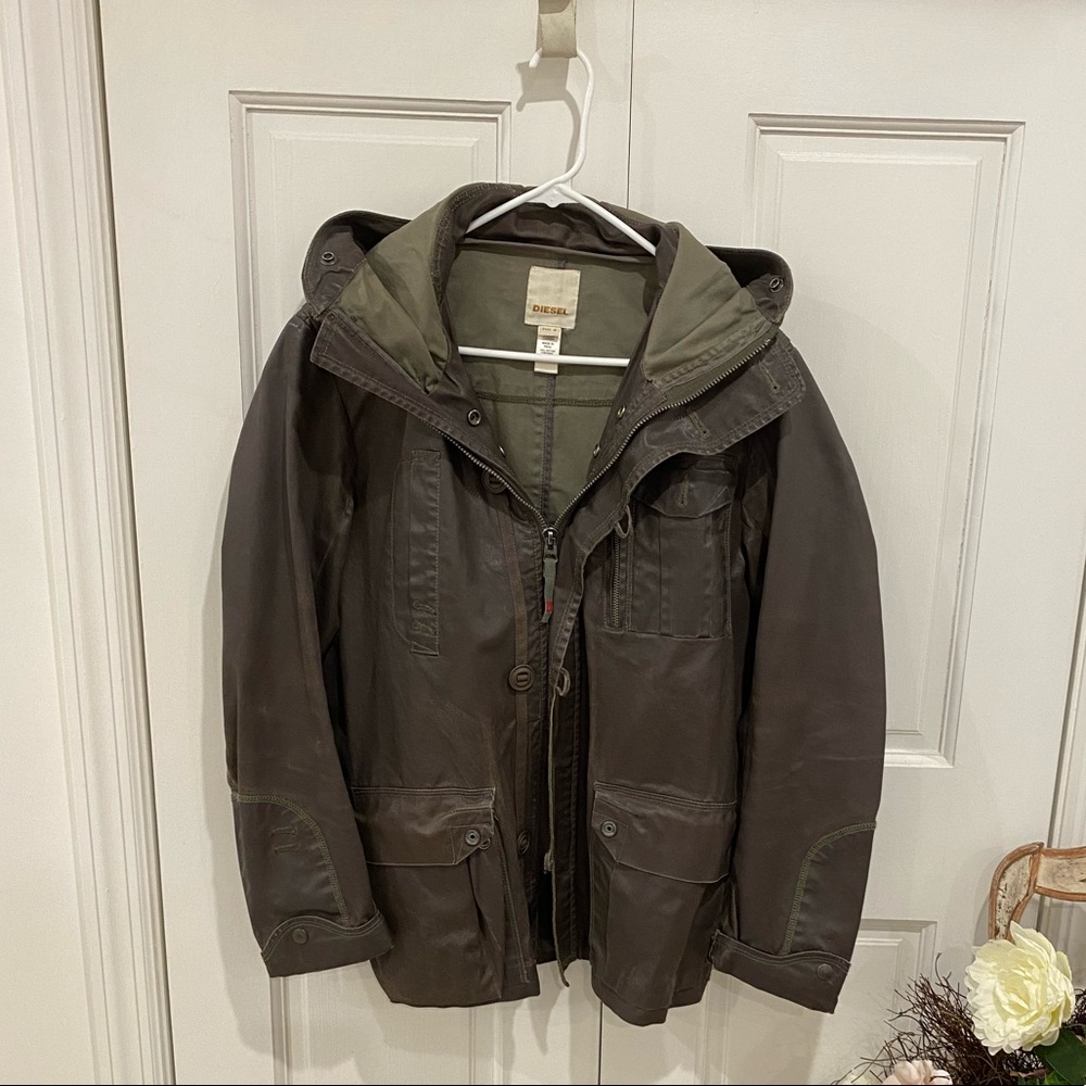 Diesel jacket - good quality - dark green - M size